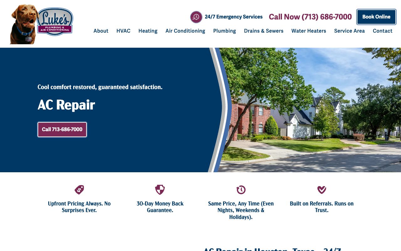 Luke's Plumbing & Air Conditioning's page