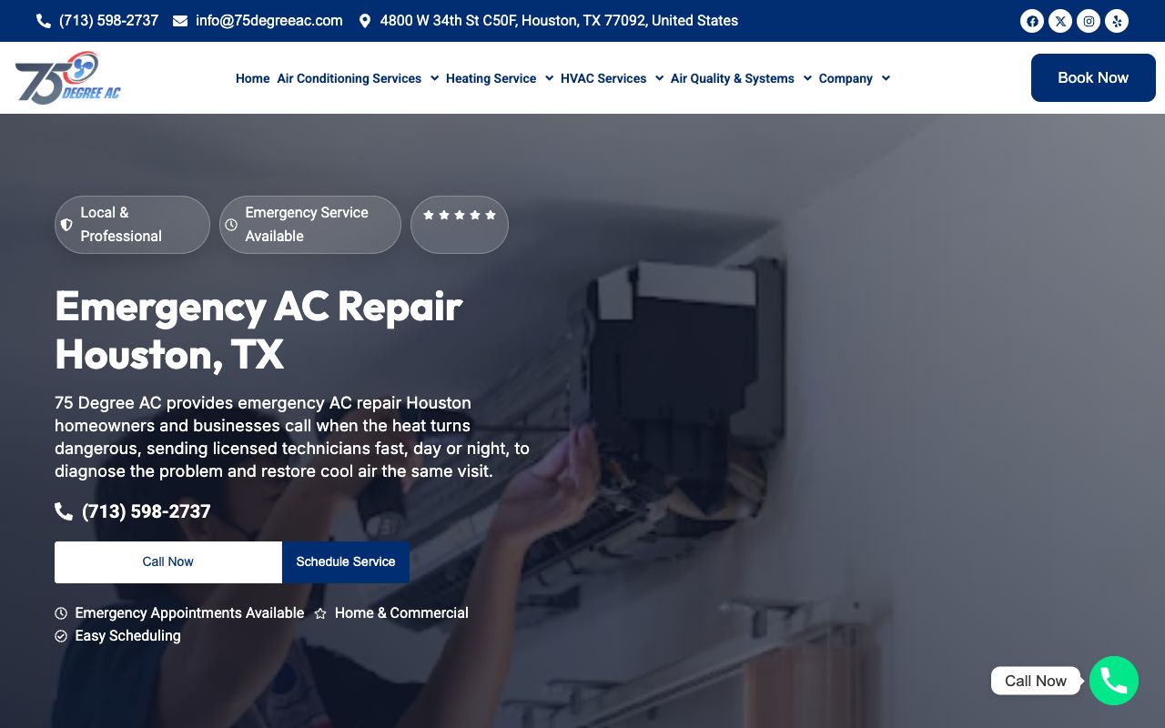 75 Degree AC's page