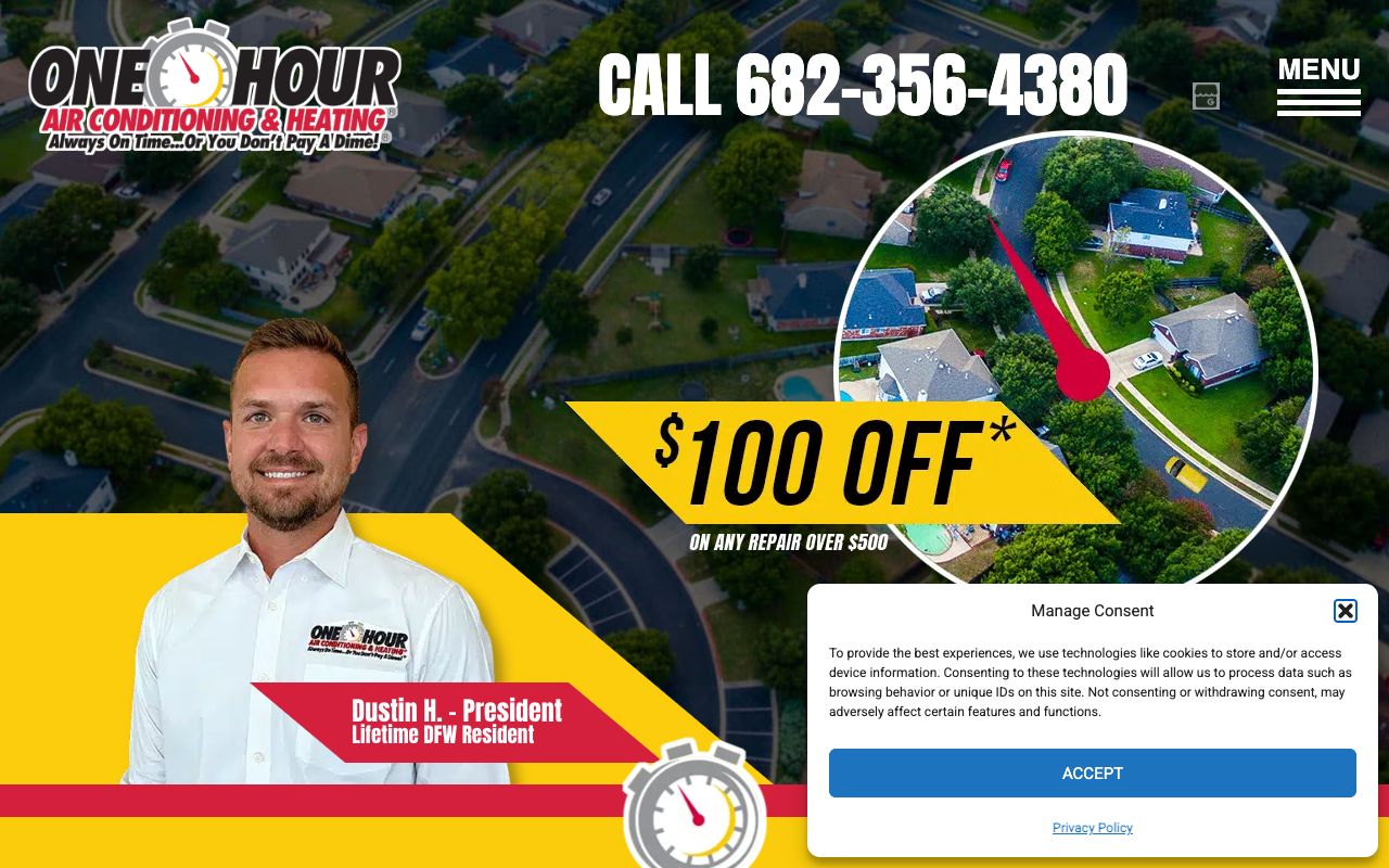 One Hour Air Conditioning & Heating of Dallas's page