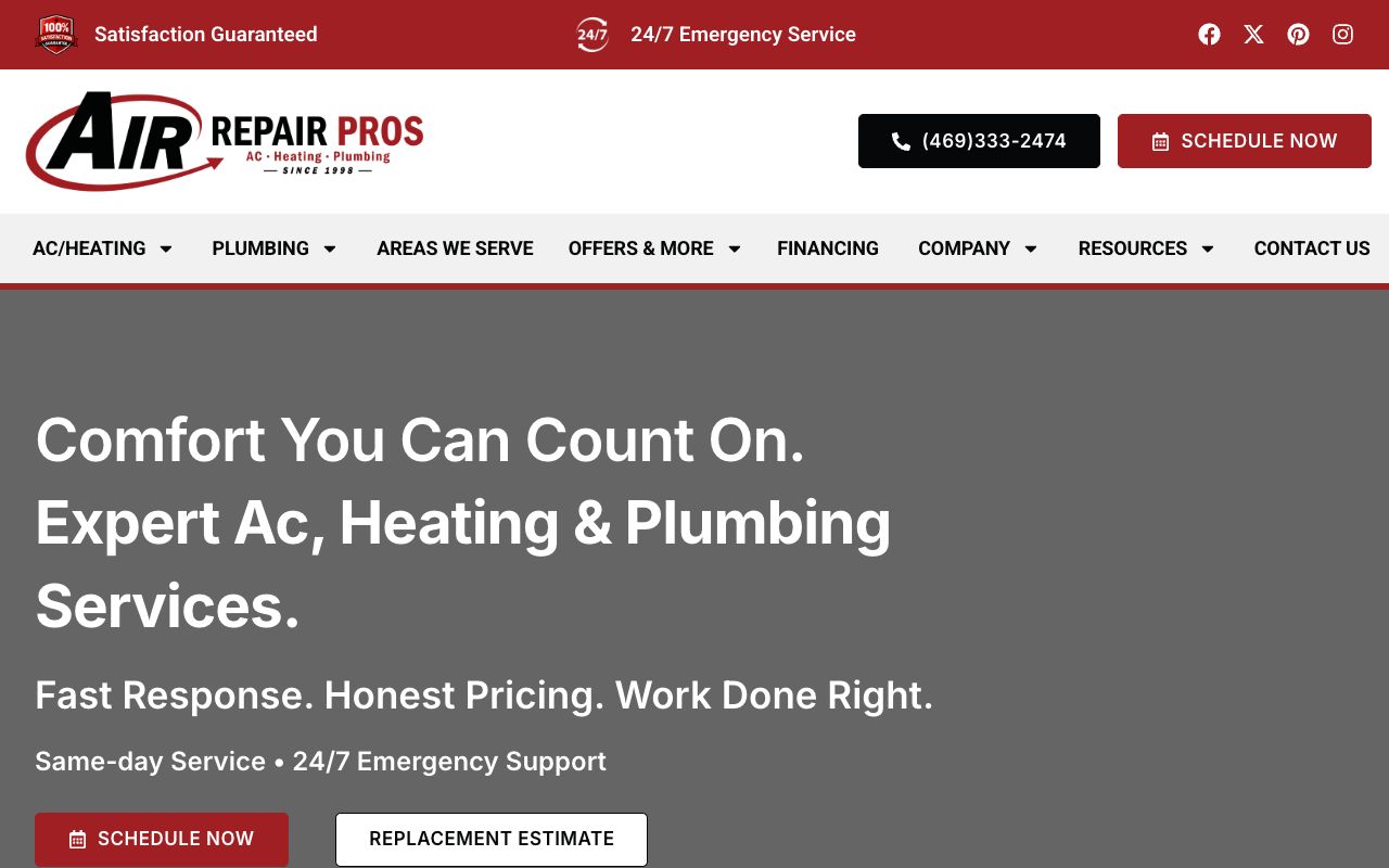 Air Repair Pros AC, Heating & Plumbing's page